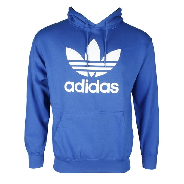 Adidas - Adidas Men's Trefoil Logo Graphic Pouch Pocket Pullover Hoodie ...