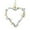 decorations for home, variant on Simulated Egg Wreath Heart-Shaped Easter Hanging Decoration Ring, 420/25/30Cm Size Colorful Egg Garland For Cross-Border Festival Atmosphere Decoration, Door Hanging Egg Ring