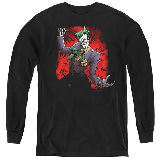 Batman - Jokers Ave - Youth Long Sleeve Shirt - Large
