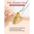 thumbnail image 6 of FOCALOOK Tree of Life Necklace for Women November Citrine Birthstone Necklaces Wire Wrapped Spiritual Reiki Healing Crystal Hexagonal Point Pendant Necklace Birthday Christmas Jewelry Gift, 6 of 9