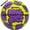 Purple/Volt, variant on AND1 Toss Up Rubber Basketball: Size 6 (28.5 inches) Deep Channel Construction, for Indoor/Outdoor Use, Includes 10” Pump