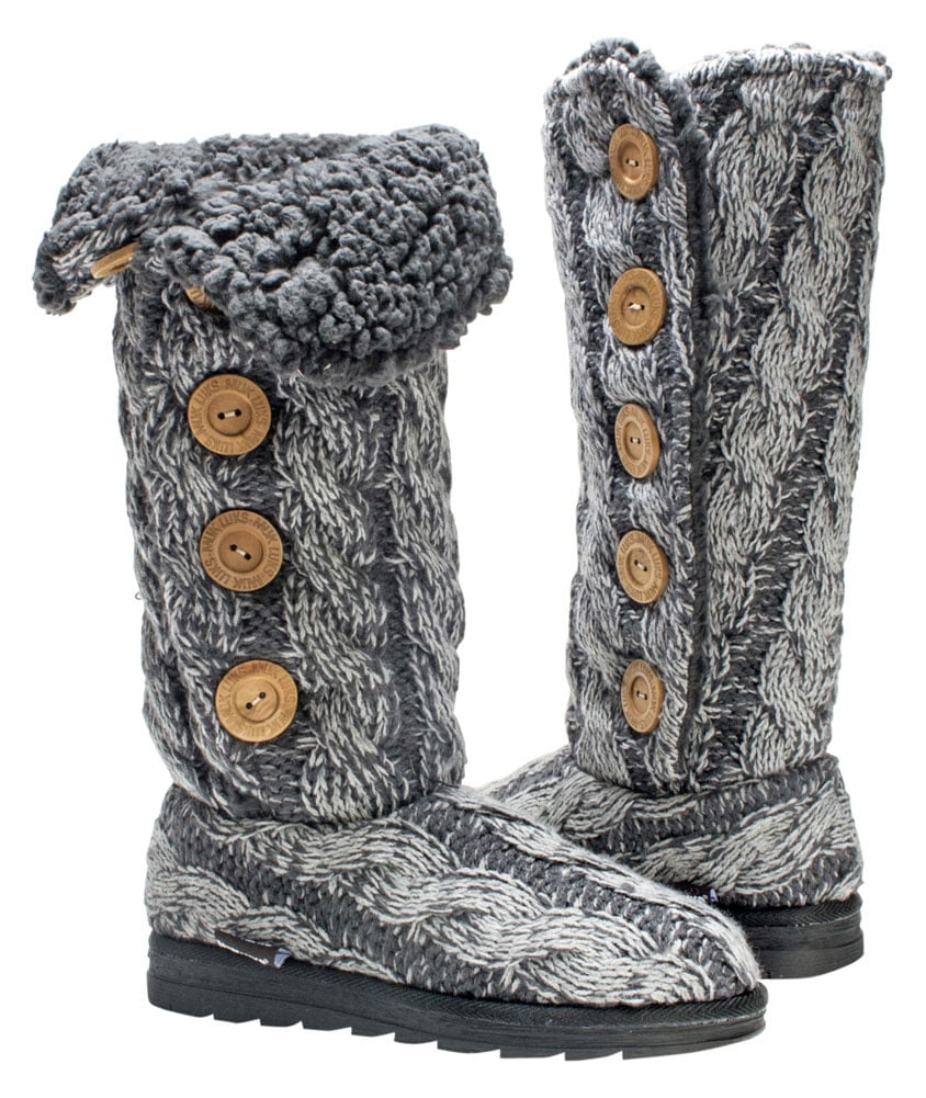 Sweater boots with best sale buttons
