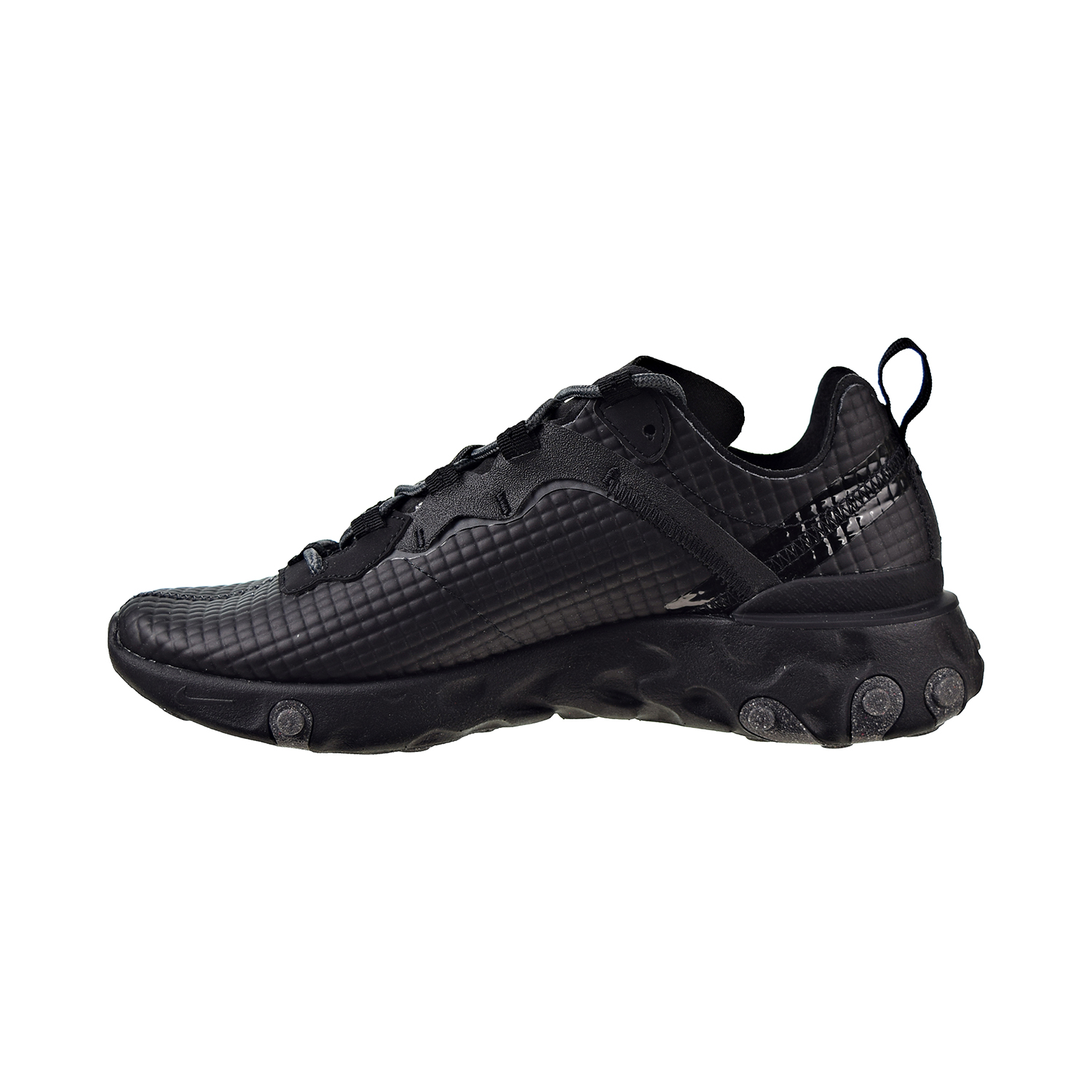 Nike React Element 55 PRM Men's Shoes Black-Dark Grey-Anthracite ci3835-002 - image 4 of 6