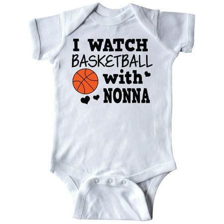 

Inktastic I Watch Basketball with Nonna Gift Baby Boy Bodysuit