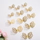 thumbnail image 3 of 12 pegatinas de pared de mariposas huecas para decoración festiva de Navidad para el hogar, pegatinas de mariposas 3D, 3 of 6