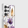 thumbnail image 5 of Samsung Galaxy S24 Ultra Clear Design Case - Purple Wildflower, 5 of 5