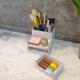 thumbnail image 3 of Pequeño Organizador de Brochas de Maquillaje, Mini Encimera de Cosméticos, Almacenamiento para el Cuidado de la Piel para Escritorio, Tocador, Mostrador de Baño, 3 of 5