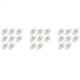 thumbnail image 1 of 24 Piezas Ruedas Giratorias Autoadhesivas Mini Ruedas Giratorias Polea Pegajosa de Rotación de 360 Grados Con Rodamientos de Bolas (), 1 of 5