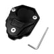 thumbnail image 5 of Placa de extensión para soporte de pata de cabra con llave para C400GT C400x 2019-2021 Negro, 5 of 9