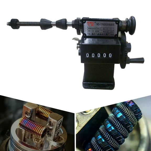 Coil Counting and Winding Machine High-quality Dual-Purpose Hand Coil Counting Manual Winding Machine 9.7x9x18cm