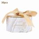 thumbnail image 1 of 30 Pcs Paper Candy Boxes with Ribbon for Wedding Favors (Gold), 1 of 4