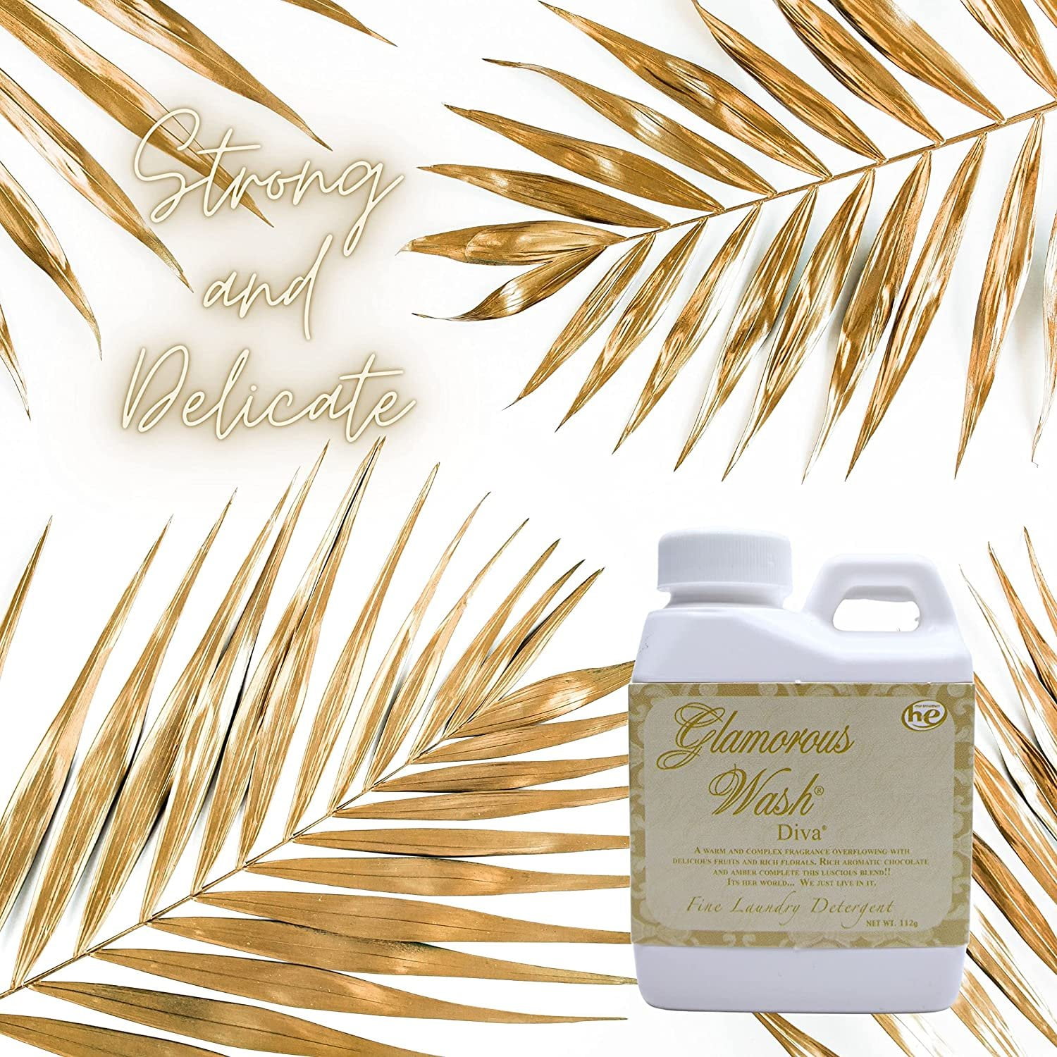 Tyler Candle Diva Glamorous Wash Liquid Laundry Detergent, 1-2 Loads, 4 fl oz