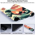 thumbnail image 6 of Gaming Mouse Pad, Japanese Sea Wave Sunset on Cloud Extended Large Desk Mat, Big Computer Keyboard Desk Pad, Stitched Edges Mousepad, 31.5 x 15.7 Inch Waterproof Desk Pad for Office and Home, 6 of 6