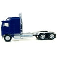 thumbnail image 2 of Kenworth K100 with 1-Bar Grill and X-Long Chrome Chassis Blue 1/87 (HO) Plastic Model Car by Promotex, 2 of 4