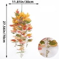 thumbnail image 4 of YAOMOBB Feuilles d'Érable Artificielles Réutilisables Feuille d'Érable Artificielle Réaliste avec Baies Accessoires Photo Non Fanant pour Action de Grâce Récolte Festival Sans Arrosage, 4 of 7