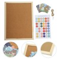 thumbnail image 2 of 1 Set of Household Message Board Decorative Bulletin Board Cork Board Display Cork Board, 2 of 7
