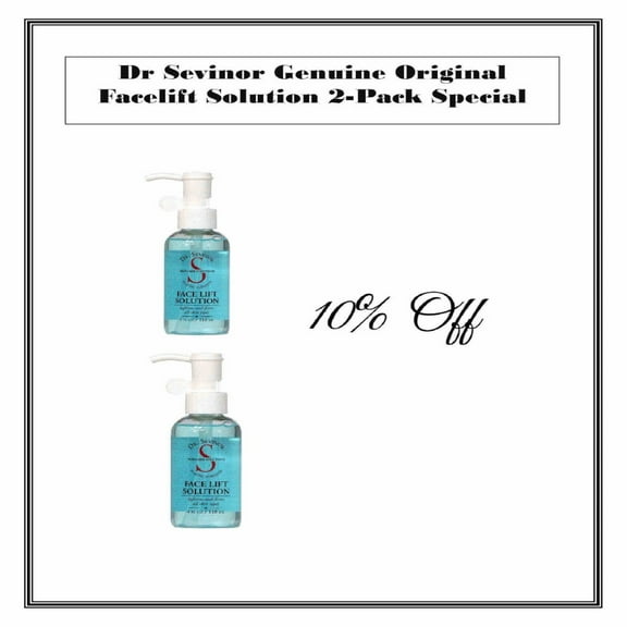 Dr. Sevinor Genuine-Original Amazing Face Lift Solution All Skin Types 2-8oz Pack SPECIAL 8 fl oz. Total $AVE 10% As Seen on TV!