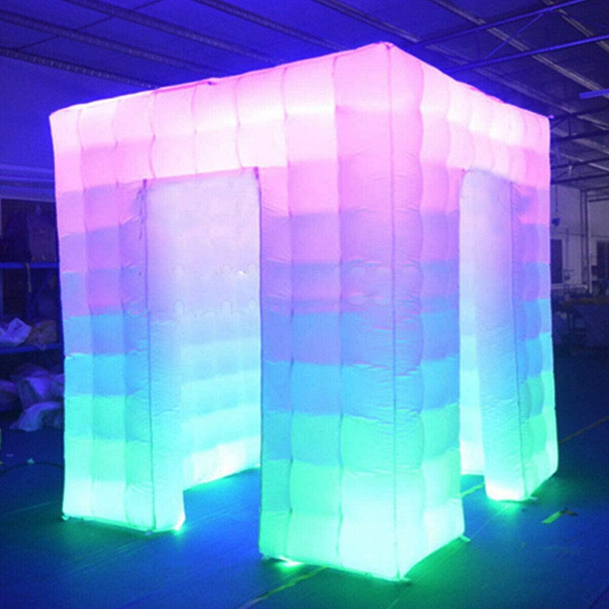 Urbanest Large Inflatable Photo Booth, Portable Booth with 2 Doors and Inner Air Blower - for Parties Weddings Anniversary Birthdays Parties (8.2 x 8.2ft) - Walmart.com