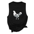 thumbnail image 4 of Pompotops Débardeur Poussin pour Femmes, T-Shirt Décontracté de Ferme, 4 of 6