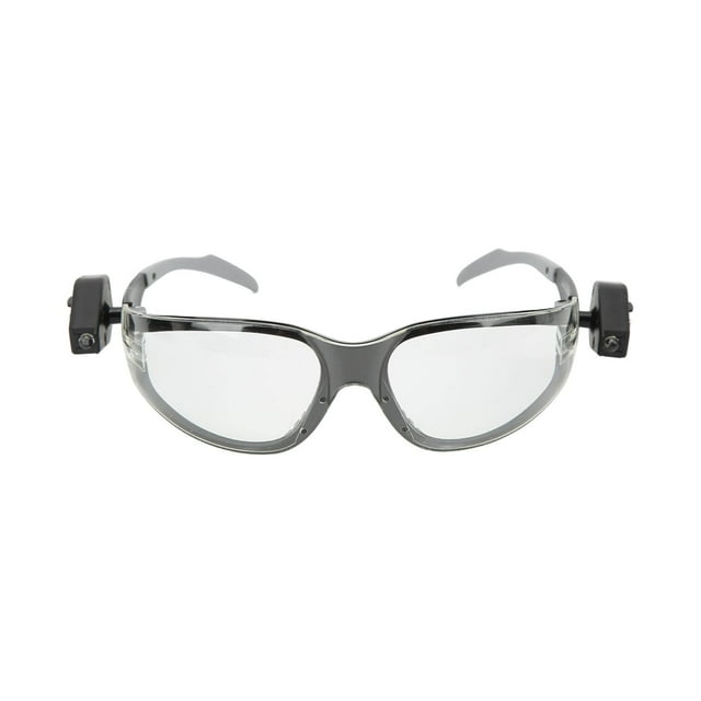 Lunettes de Protection Led Rétractables avec Lampe de Lecture Lentilles PC Antichoc Anti-Buée Coupe-Vent pour Maison Hommes Femmes