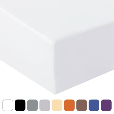100% Cotton 2 Pocket - 200 TC 100% Cotton Fitted Sheet w 15