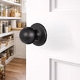 thumbnail image 6 of Ball Dummy Door Knob, Non-Turning Closet and French Door Knob in Matte Black, 6 of 12