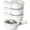 White · With Lid · 4-Pack, variant on LE TAUCI French Onion Soup Bowls with Handles,15 oz Ceramic Soup Crocks Set of 2, Oven Safe for Broiling, Perfect for Soup, Chili, Stew, Microwave & Dishwasher Safe,White