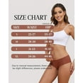 thumbnail image 6 of AWAYTR Women Seamless Panties No Show Bikini Invisible Briefs Hipster Underwear Cheeky 6 Pack S-XL, 6 of 7