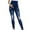 Blue, variant on Women's Maternity Jeans Jeggings Full Panel Pull On Ripped Distressed Stretchy Skinny Denim Pant Jean Pajama Pants Women Pants for plus Size Women on Pant Women Dorm Pant Straight Women Size 20 Pants