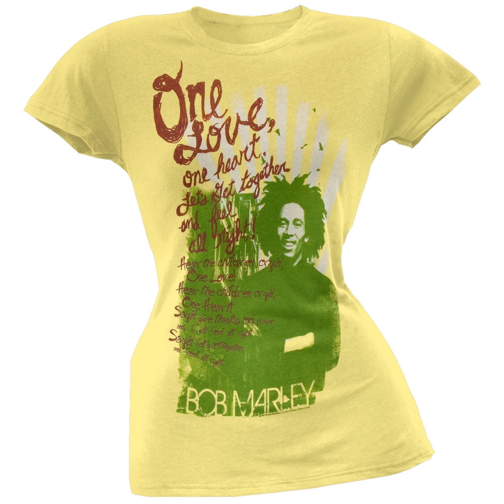 Bob Marley Good Look Vintage Juniors T-Shirt
