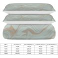 thumbnail image 2 of HAHDAXIA Art Pattern Bedding Solid Comforter Set for All Seasons,3 Pieces(1 Comforter+2 Pillowcases),Soft Microfiber Bedding Set Twin(86"x70"), 2 of 7