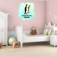thumbnail image 1 of Watercolor Decal Just A Girl That Loves Penguins Living Room Wall Decal for Family Multicolored Bird Silhouettes Art Design Cute Themed Room Décor - Size: 27 In x 30 In, 1 of 5