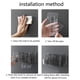 thumbnail image 5 of Estante Caja organizadora de cosméticos de plástico blanco para montaje en pared,para brochas de pintalabios y maquillaje (1 pieza) Rkxzt, 5 of 6