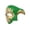 A004- Green, variant on Gold Masquerade Mask for Men, Vintage Half Face Masquerade Mask for Masquerade Party, Elegant Mens Mardi Gras Mask, Single Gold