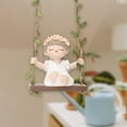 thumbnail image 6 of Nmdmisc Swing Girl Garden Statue Ornament Cute Resin Girl Figure Hanging Outdoor Funny Garden Decor for Patio Yard Lawn Fence Pathway Backyard, 6 of 6