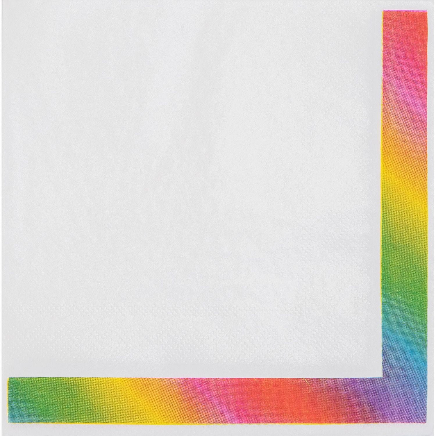 Rainbow Foil Paper Plates and Napkins Kit, Rainbow Foil Party Kit