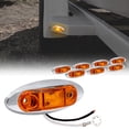 thumbnail image 1 of Luces Marcadoras para Remolque TRUE MODS LED de 2.5" Ámbar con Bisel Cromado, 1 of 8