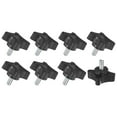 thumbnail image 1 of Uxcell 8-Pack Pomos de Sujeción en Forma de Estrella, Rosca Macho M5x10mm, Reemplazo de Mango de Tornillo de Apriete a Mano [32mm, Negro], 1 of 1