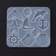 thumbnail image 3 of DIY Ocean Theme Pendants Silicone Molds Resin Casting Molds For UV Resin Epoxy Resin Jewelry Making Anchor/Fish/Shell 106x99x4.5mm Hole: 1.8mm Inner Diameter: 20~36x18~42x4.5mm, 3 of 5