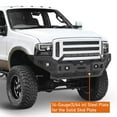 thumbnail image 4 of Hooke Road Steel Front Bumper w/ Winch Plate & Skid Plate Fit 2005 2006 2007 Ford F-250 F-350, 4 of 13