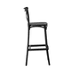 thumbnail image 5 of Set de 4 Bancos Altos TOP LIVING de Plástico Apto Exterior Negro, 5 of 8