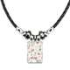 thumbnail image 1 of ama la flor planta pintura collar a mano colgante de cuerda de cuero Unbranded M, 1 of 3