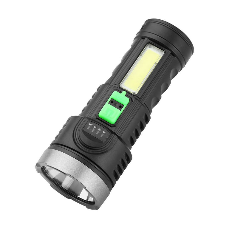 1500000LM LED Flashlight-Super Bright Torch-USB Rechargeable Lamp
