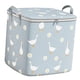 thumbnail image 2 of Bolsa para guardar edredones, cesta para ropa, regalo, tela no tejida versátil, asas de transporte Azul 100 L, 2 of 9