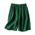 thumbnail image 2 of EaskTriop Women's Dressy High Waisted Wide Leg Shorts Relaxed Fit Bermuda Shorts Comfy Business Casual Work Shorts with Pockets 2026 Summer, 2 of 6