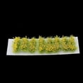 thumbnail image 3 of KLKCMS Miniature Flower Vegetation Groups Military Model Stage DIY Material Yellow, 3 of 9