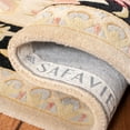 thumbnail image 5 of SAFAVIEH Savonnerie Carthach Bordered Wool Area Rug, Ivory/Gold, 6' x 6' Round, 5 of 10