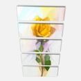 thumbnail image 3 of Design Art - Rose With Green Leaves Painting, 3 of 3