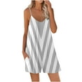 thumbnail image 2 of Summer Romper for Women Adjustable Strap Sleeveless Short Jumpsuits With Pockets Casual Loose Beach Pants Print Fashion Beach Cover Up, 2 of 5