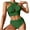 Green, variant on Plus Size Swimsuit for Women Plus Size Womens Bathing Suit 2 Piece Bathing Suit for Women Summer Swimsuit Outfits 2 Piece Swimsuits